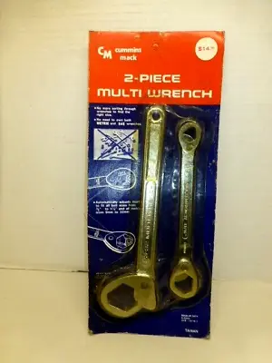 Cummins Mack Cm 2 Piece Vintage  Multi-wrench  Set  Nip New • $9.99