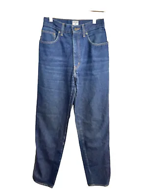 Vtg Moschino Jeans Italy Women’s Size 30 High Rise Dark Wash Denim Straight Leg • $49.95