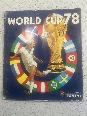 RARE Panini World Cup 1978 Sticker Album 100% Complete. See Notes For Condition • £349