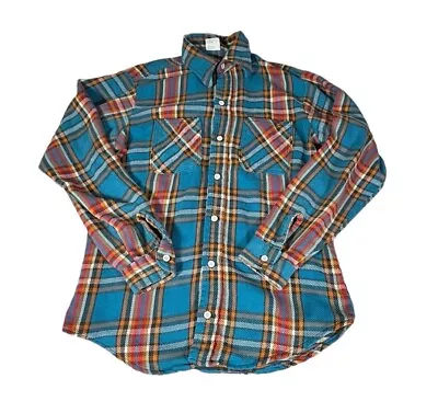Vintage Flannel Shirt Size Medium Big Mac JC Penney Plaid USA Made Lumberjack • $29.99
