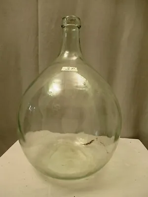 Antique Carboys And Demijohns French Glass Large Wine Bottle Flask Clear Rare 3 • $393.56