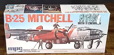 Vintage Mpc B-25 Mitchell 1/72 Scale Model Kit • $16