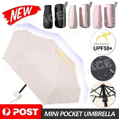 $15.95 • Buy Windproof 6 Folding Ultra Light Umbrella Mini Pocket Umbrella Anti-UV Sun/Rain
