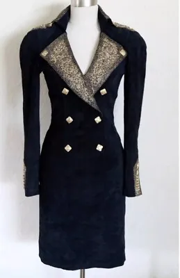 REDUCED PRICE !! - Vintage Michael Hoban North Beach Leather Dress Size Small • $749.99