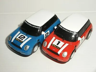 £14.99 • Buy 12V MICRO Scalextric - Pair Of BMW Mini (Blue / Red) - Nr. Mint