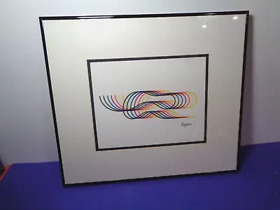 Yaacov Agam Signed & Numbered 151/270  Swirls  Serigraph • $450