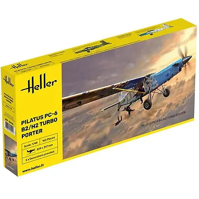 Heller HEL30410 1:48-Pilatus PC-6 B2/H2 Turbo Porter Scale Model Kit Unpainted • $61.35