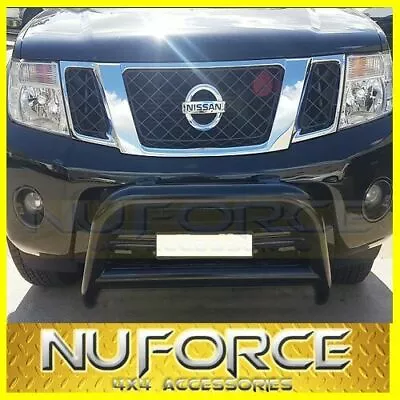 Nudge Bar / Grille Guard (black) Suits Nissan Navara D40 (2005 - 2015) • $299