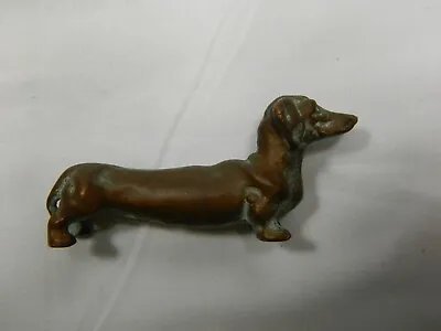Art Deco McClelland Barclay Antique Bronze Dachshund Dog Sculpture • $94.95