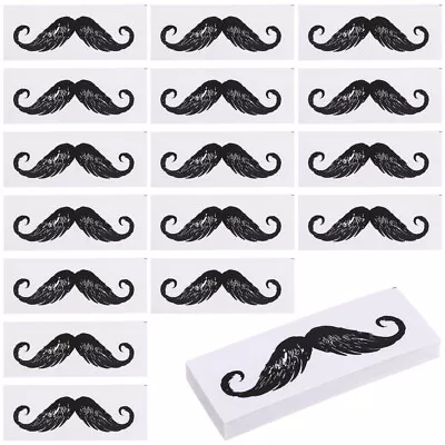  50 Pcs Stickers Mustache Wax Strips Protector Fake Beard Tools Suit • $8.75