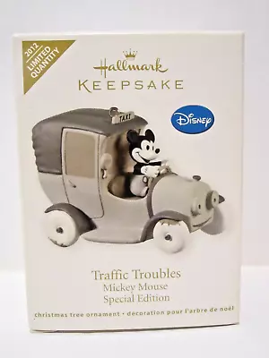 Hallmark Ornament 2012 Traffic Troubles Mickey Mouse Limited Quantity B14 • $12.99