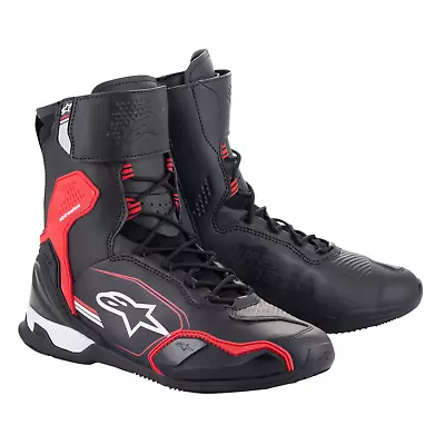 Alpinestars Superfaster Shoes Black Bright Red White - New! Fast Shipping! • $236.31