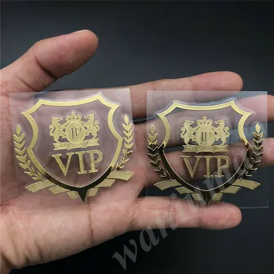 2x Golden JP Junction Produce VIP JDM Car Window Emblem Badges Decals Sticker • $9.90