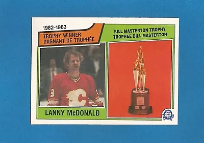 Lanny McDonald Masterton Trophy HOF 1983-84 O-PEE-CHEE OPC Hockey #208 (NM+) • $1.46