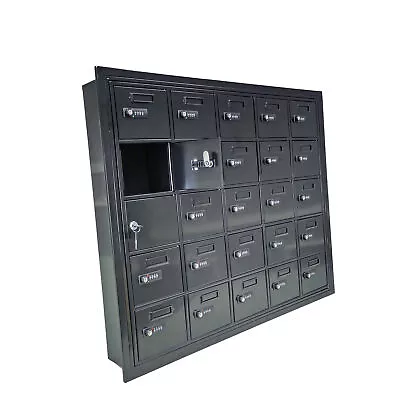 Recess Wall Mount Cellphone Locker 25 Door Admin Access Combo Locks  37X5XX31  • $1584.25