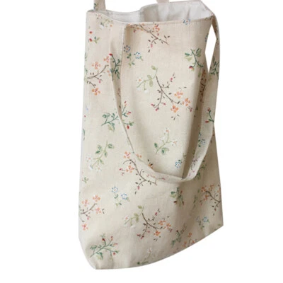 Women Vintage Cotton Linen Shoulder Bag Shopping Beach Travel Tote HandbagS_da • $3.49