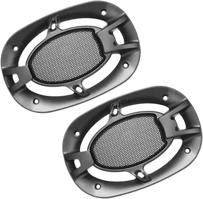 Speaker Grill Cover 4X6 Inch Mesh Decorative Square Subwoofer Guard Protector Bl • $27.61