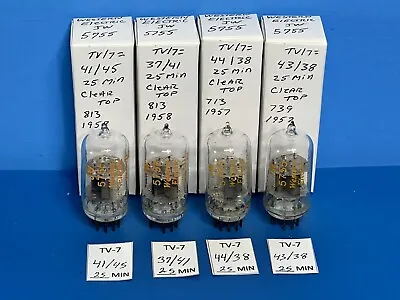 Lot Of 4 Western Electric Clear Top Jw 5755 Tubes From 1957-58 420a • $189