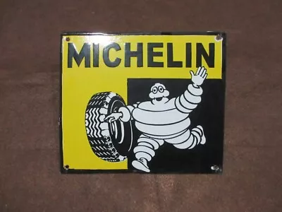 Porcelain Michelin Enamel Metal Sign Plate Size 14 X  12  Inches • $79.99