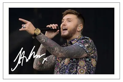 James Arthur Signed Photo Print Autograph  • £6.90