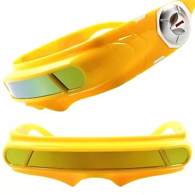 Yellow Mirrored Lens Futuristic Cosplay X-Men Cyclops Costume Visor Sun Glasses • $19.99