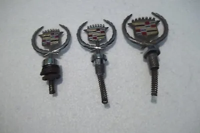 Vintage Cadillac 3  OEM Hood Ornament Emblem Original LOT • $79