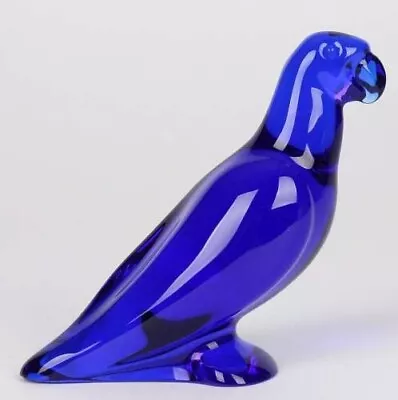 Baccarat Cobalt Blue Parrot. • £48