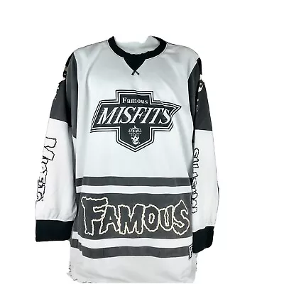 Famous Misfits Stars And Straps XXL Long Sleeve T-shirt Hockey Jersey Style Rare • $900