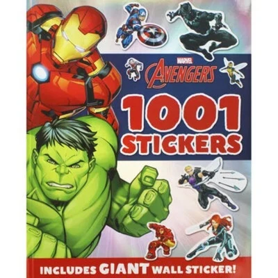 £4.50 • Buy Marvel Avengers 1001 Stickers & Coloring Book Kids Boys, Wall Stickers