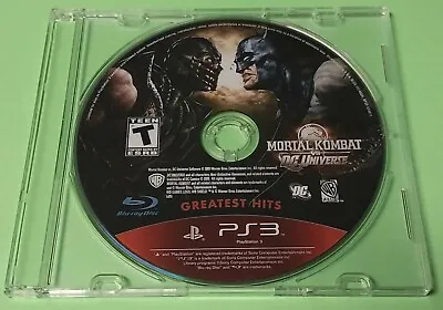 Mortal Kombat VS DC Universe PS3 Sony PlayStation 3 Arcade Disc Only Works Great • $12.99