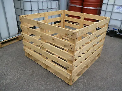 Wooden Crate 1040 X 1110mm Fruit Vegetable Box Crate Pallet Box Container Potato • £75