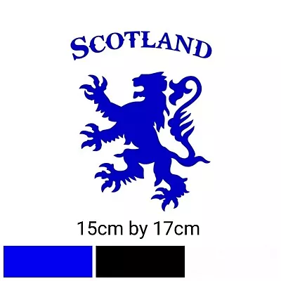 Scotland ECOSSE Blue  Scottish Saltire Flag Vinyl Car Sticker Decal • £2.60