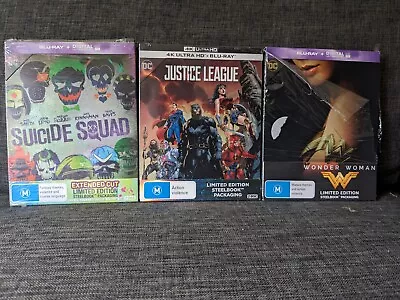 Brand New Justice League DC Comics Steelbook Wonder Woman Suicide Squad • $199