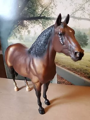 Vintage Breyer Adios Famous Standardbred Bay Traditional Model Horse #50 • $40.60
