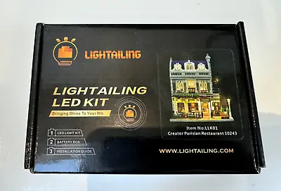 Lightailing LED Lighting Kit For Lego 10243 Parisian Restaurant (Retired) - NEW • $67.74