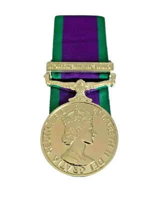 General Service Medal For Northern Ireland Gsm Ni Full Size Mini Ribbon • £14