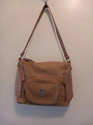 Multi Sac Womens Purse Handbag Beige Top Handle • $10.99