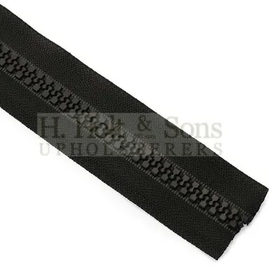 YKK® Zippers #5 VISLON® Continuous Black Delrin No.5 Zipper Chain - Per Metre • $5.95