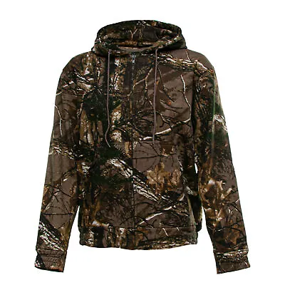 Woodland Creek Men's Zippered Hoodie In Camo Print Medium • $24.99