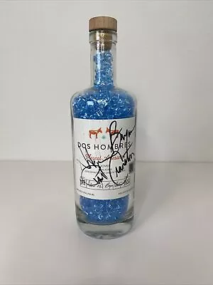 Auth BRYAN CRANSTON & AARON PAUL HAND SIGNED DOS HOMBRES BOTTLE BREAKING BAD • $495