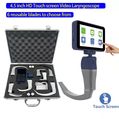 4.5“ HD Big Touch Screen Color TFT LCD Color  Digital Video Laryngoscope Optiona • $599
