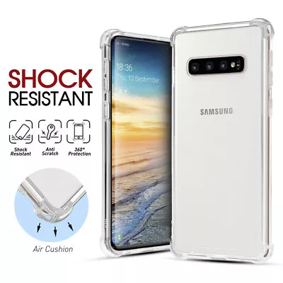 For Samsung S20 Ultra S8 S9 S10 Plus Note 10 Case Shockproof Clear Bumper Cover • $4.50