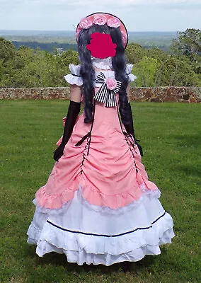 Ciel Phantomhive Small Cosplay Pink Dress Black Butler Kuroshitsuji Anime Manga • $40