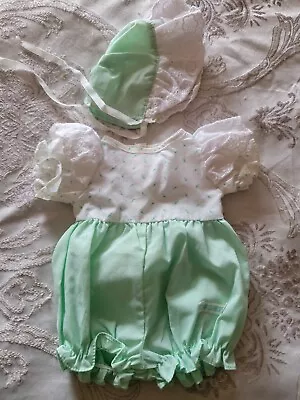 Cabbage Patch Preemie Clothes Bubble And Bonnet Mint Condition  CC FACTORY  • $18