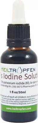 Lugols Iodine Solution 5% 1 Oz. - 30 Ml | 15% Liquid Formulation | Made With 5 | • £12.07
