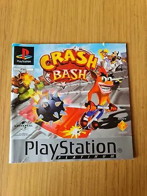 Crash Bash - Sony Playstation PS1 - Manual Only • £6.45