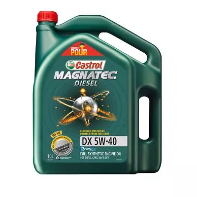 Castrol MAGNATEC Diesel DX 5W-40 Engine Oil 10L 3422230 • $137.66