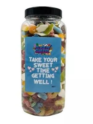 Simway Sweets Get Well Soon Mix Sweet Gift Mega 3KG Candy Jar Pick Your Mix! • £34.99