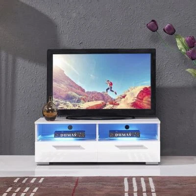 £54.99 • Buy New LED TV Cabinet Stand Unit RGB Light 100cm*45cm*45cm Clearance