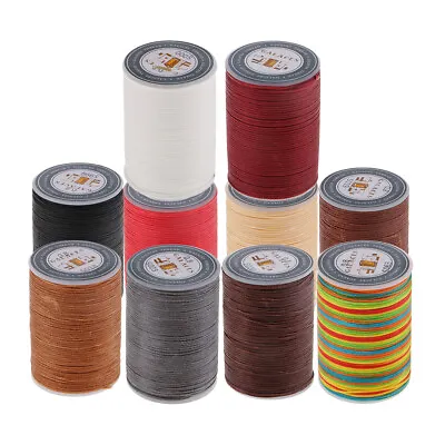 Canvas Sewing Waxed Flat Thread For Leather Craft DIY PolyesterWaxed Thread • £5.36